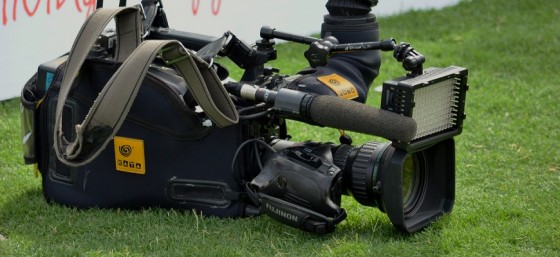 TV Camera on the grass by Simon Yeo (smjbk) from Flickr