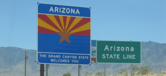 Arizona - The Grand Canyon State Welcomes You by HPZ from Flickr (Creative Commons License)