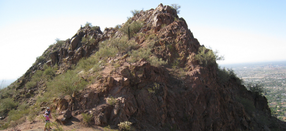 Cholla Trail Landmark - Camelback Mountain by Dru Bloomfield - At Home in Scottsdale