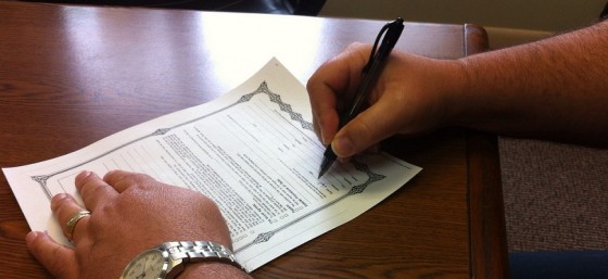Signing Paperwork by Dan Moyle from Flickr (Creative Commons License)