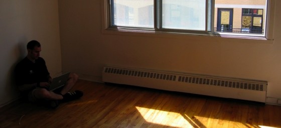 Empty Montreal Apartment by Reuben Strayer from Flickr (Creative Commons License)