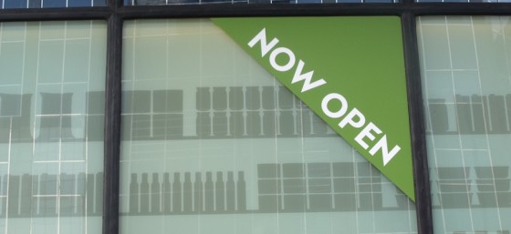 Little Waitrose - Birmingham Snow Hill - Colmore Row - Now open - sign by Elliott Brown from Flickr (Creative Commons License)